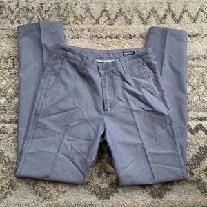 Bonobos Blue Gray Chambray Straight Leg Dress Pants 29x32